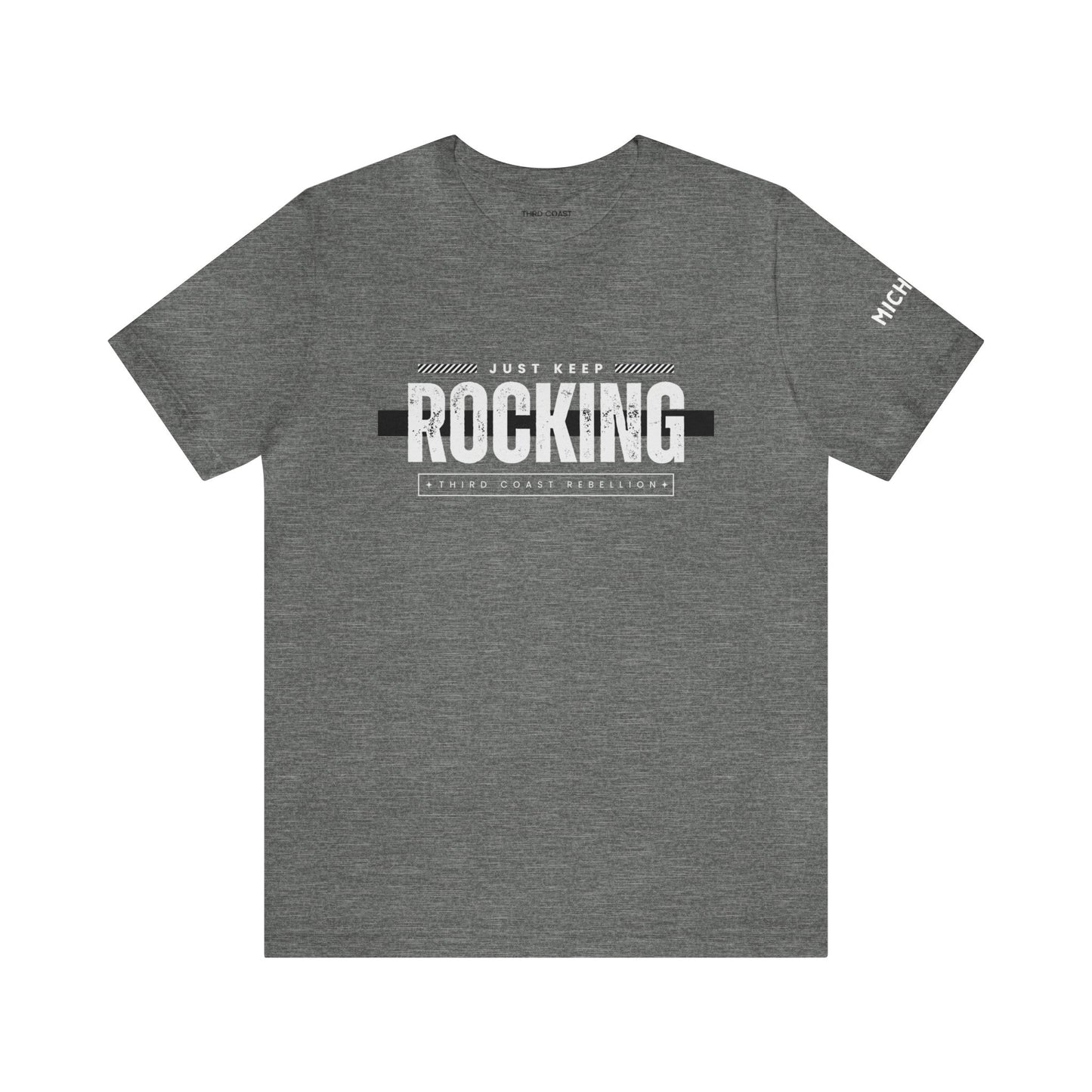 Just Keep Rocking -Unisex Jersey Short Sleeve Tee