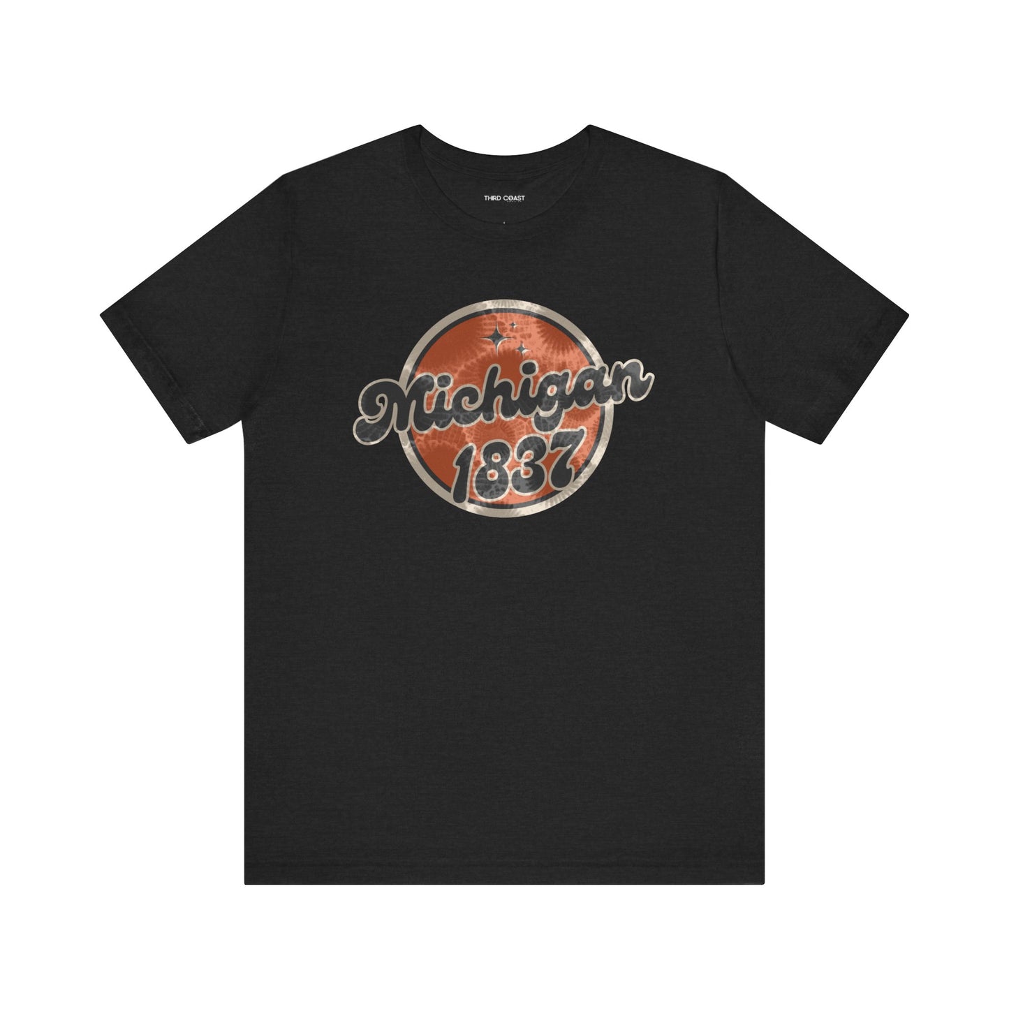 Michigan 1837 Retro Tee with Petoskey Stone