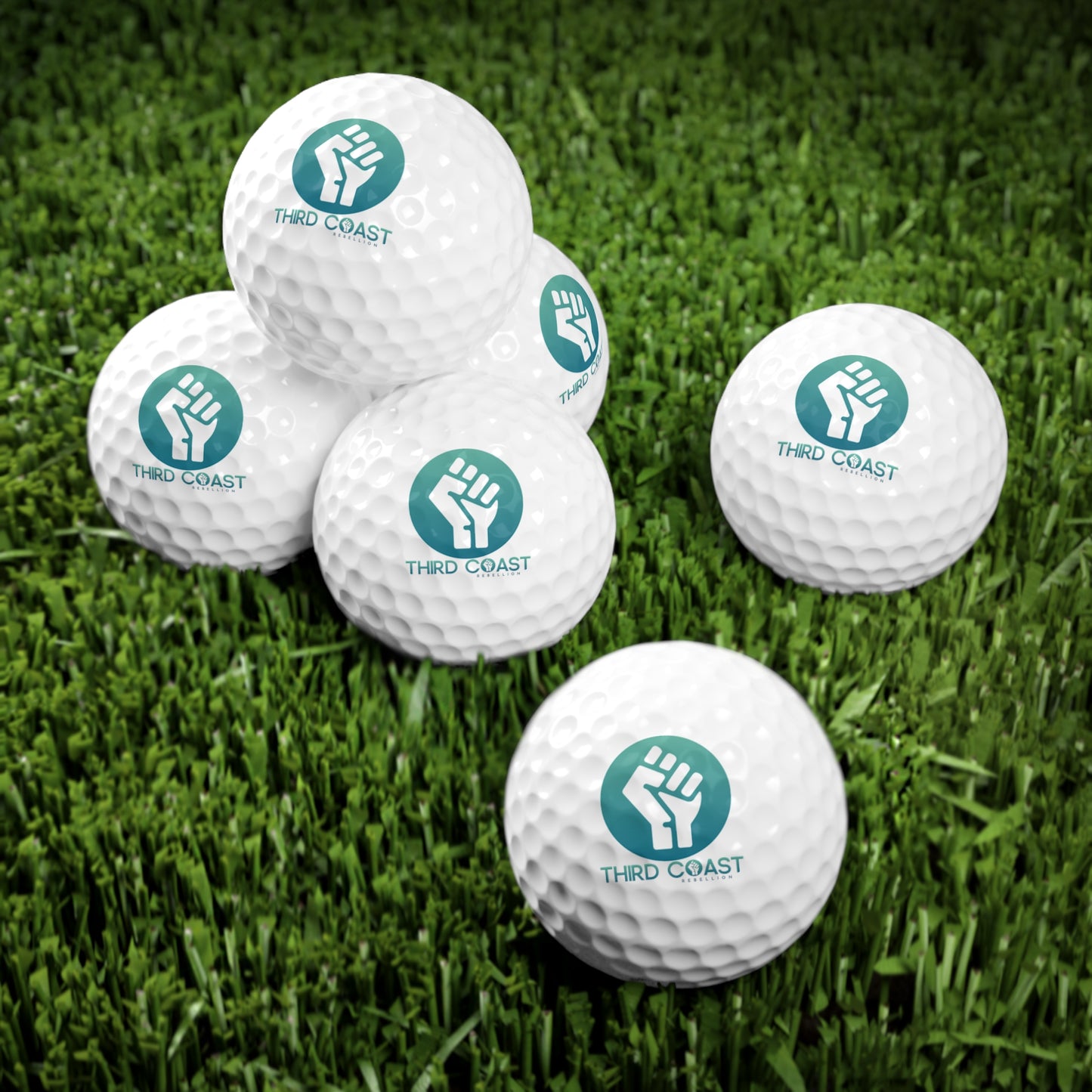 Third Coast Rebellion Golf Balls, 6pcs