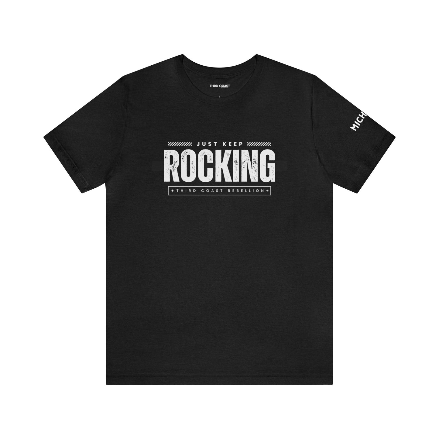 Just Keep Rocking -Unisex Jersey Short Sleeve Tee