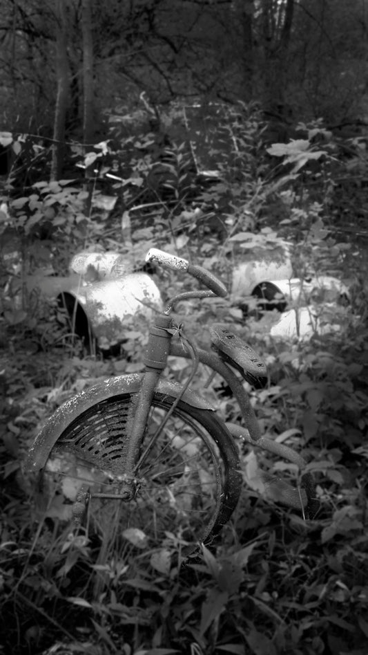 "Echoes of Abandonment" Black & White Print